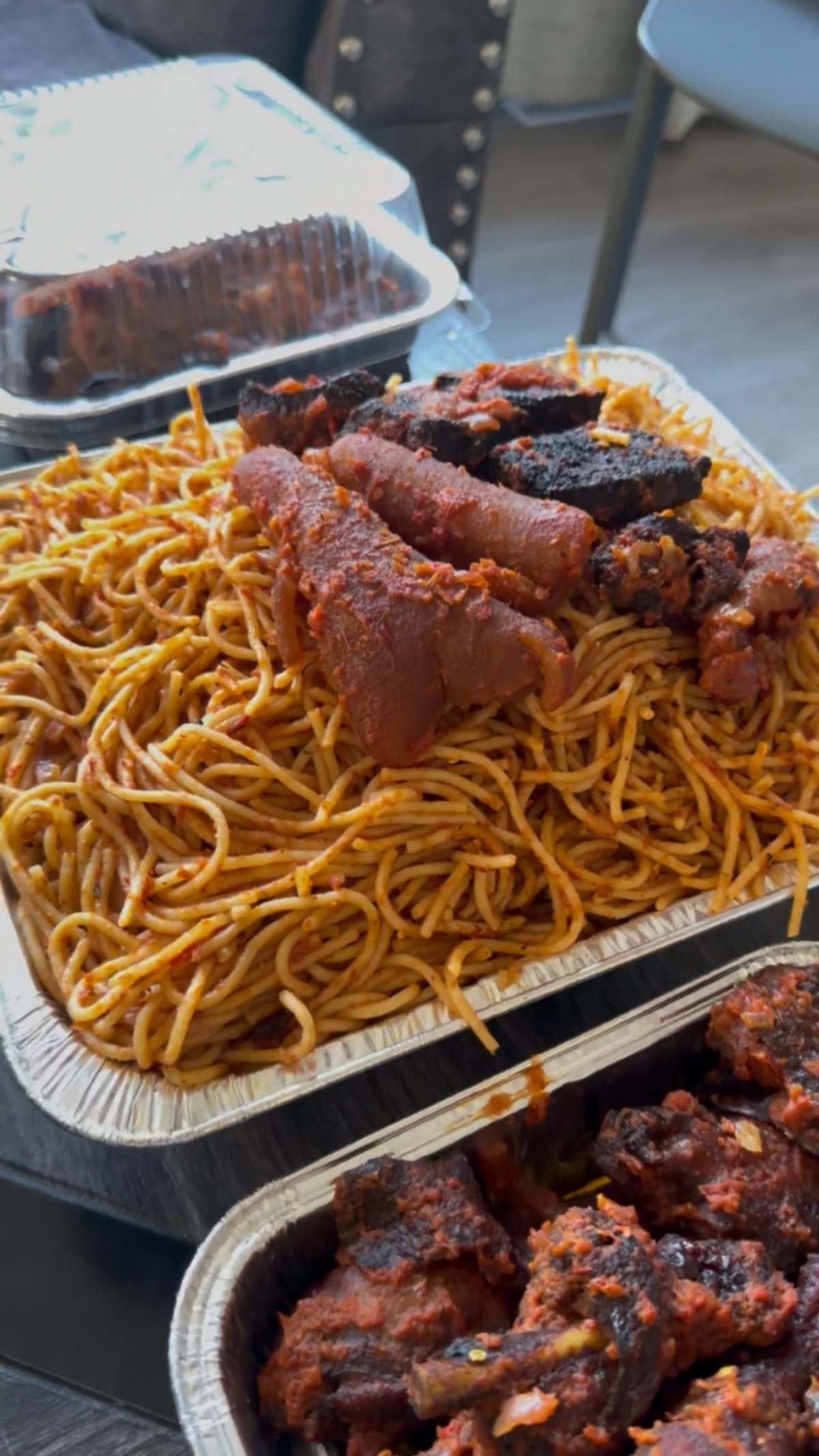 Jollof spaghetti 2.2 L bowl