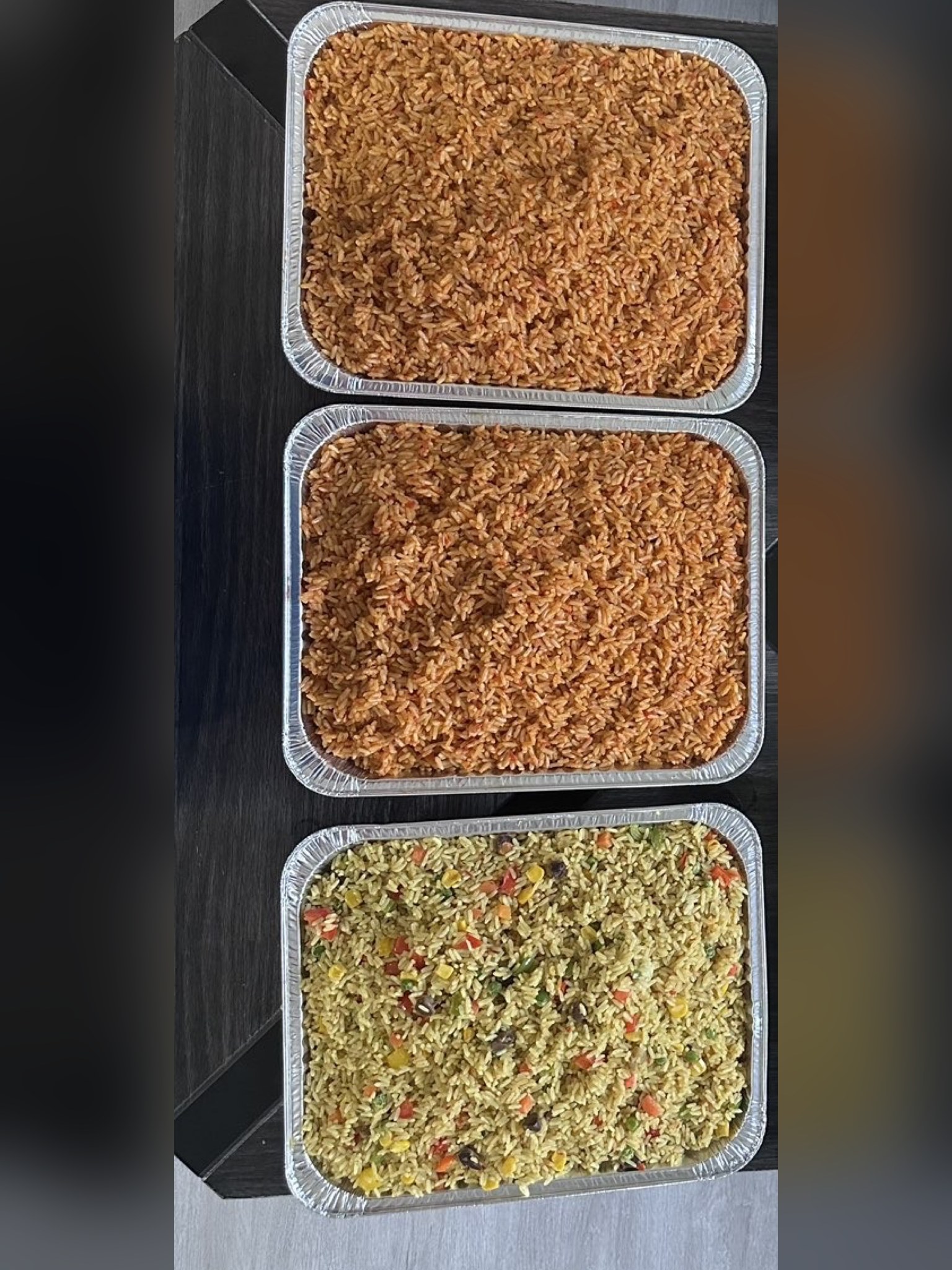 Medium Tray: Jollof or Fried Rice with 5 Proteins, photo 2