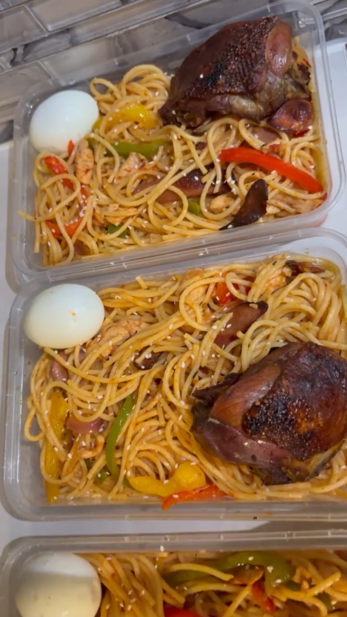 Stir-fry spaghetti 2.2 L bowl